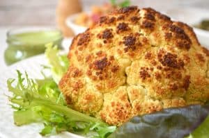 whole roasted cauliflower