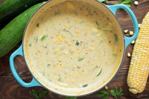 Summer Corn and Zucchini Chowder Recipe