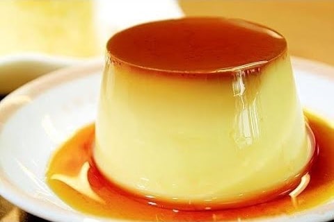 traditional baked leche flan