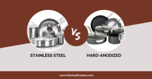 hard anodized vs stainless steel cookware
